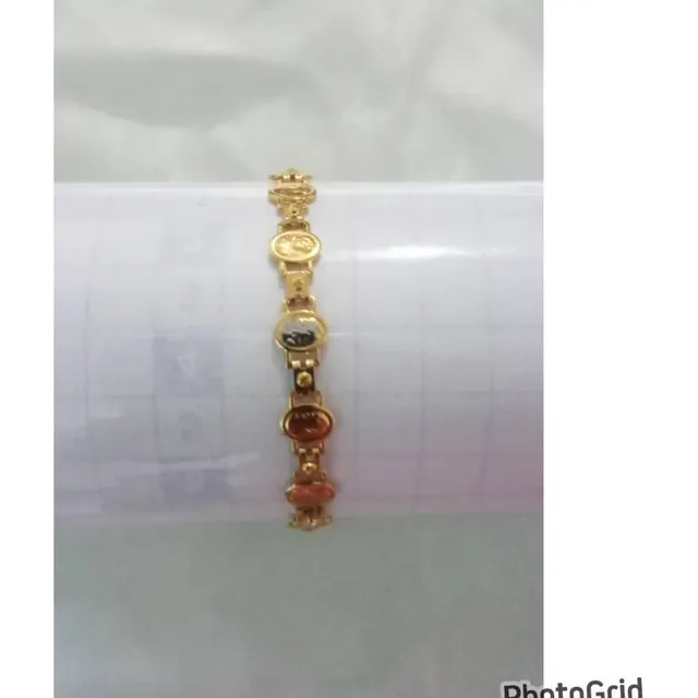 Brazalete Pulsera Nueva Oro Brasilero