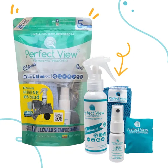 Limpiador De Pantallas - Perferct View - Pack 5