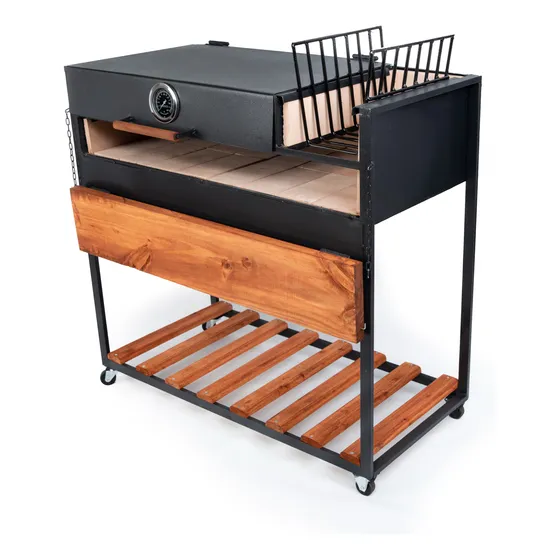 Parrilla Móvil Rustico Upmf 103x50 Cm 8  Chapa