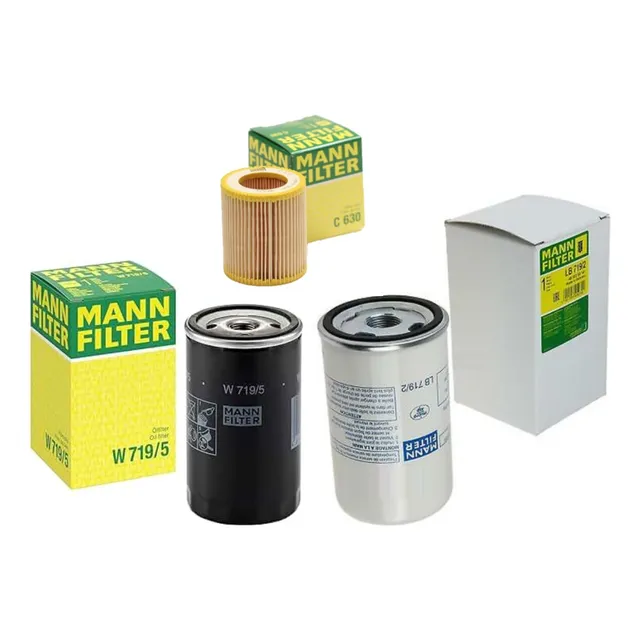 Kit X 3 Filtros Mann Para Compresor Fini Atlas Copco