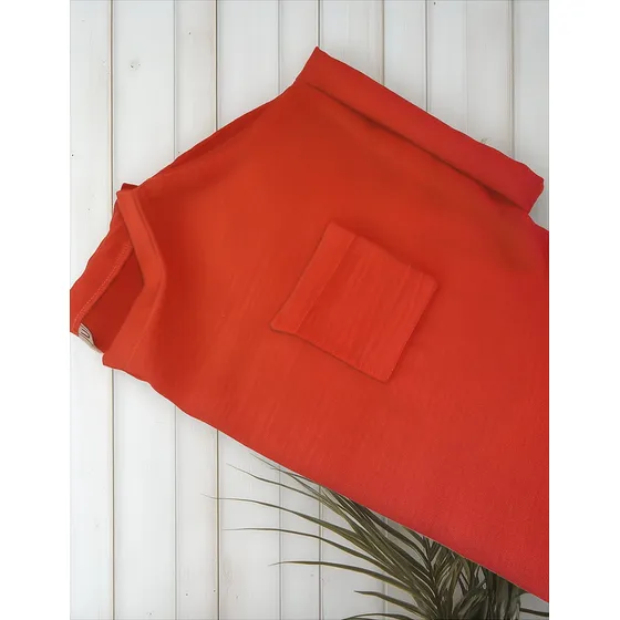Blusa Rita Mujer Lino Zua Casual Manga Corta