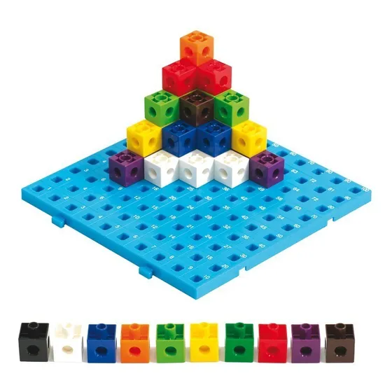 Tablero De Actividades Con Cubos Conectores  D705042 Dactic
