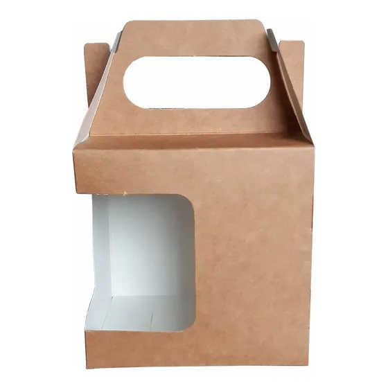 Caixa Para Caneca De Porcelana Com Visor - 50 Unidades 