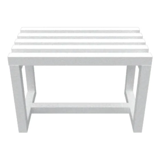 Banco Pie Cama Nordico Madera Maciza Recibidor Industrial