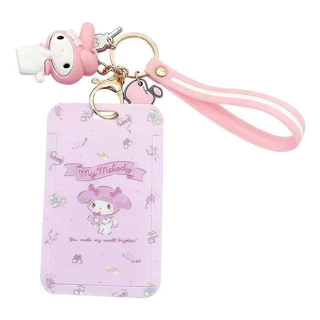 Porta Carnet Photocard Holder Sanrio My Melody Con Llavero