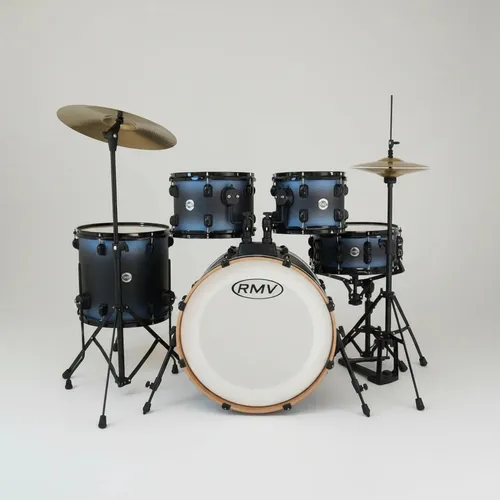 Bateria Nagano Onix Skinny 20 Banco + Ferragens + Pratos Cor All