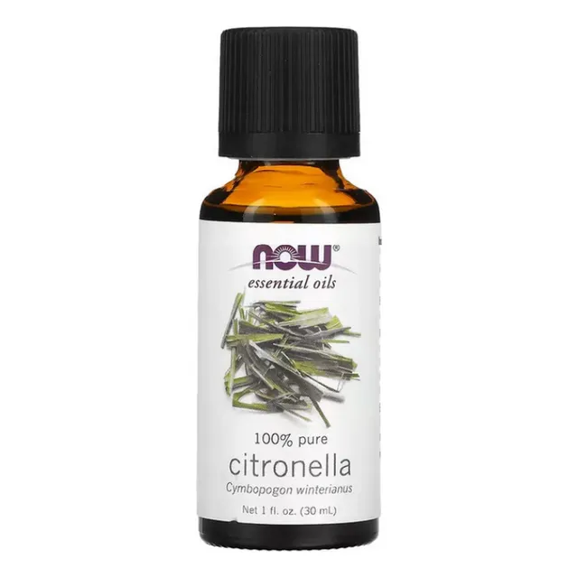 Now Aceite Esencial Citronela Citronella 30ml 100% Puro  