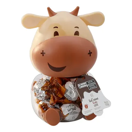 Cofre Vaquinha Cremilda Lacreme Kids Chocolate Cacau Show