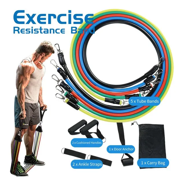 Bandas Elasticas Resistencia Cuerdas Ligas Ejercicio Fitness