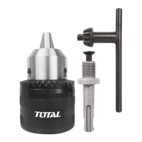 Mandril De 13mm Total - Con Adaptador Sds Y Llave De Ajuste