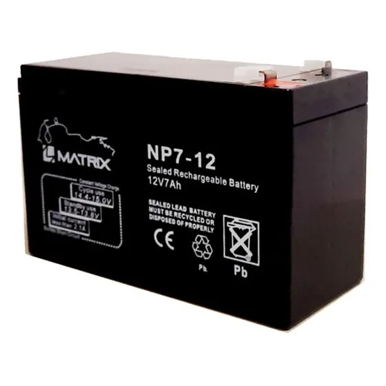 Bateria Sellada 12v 7ah Marca Matrix 