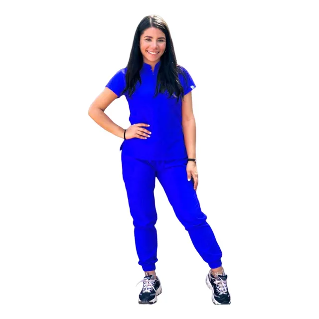 Uniforme Mao Scrub Jogger Medico De Mujer Tela Antifluidos