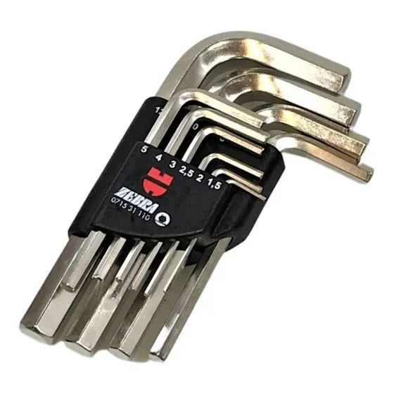 Set Llaves Allen 1,5 A 12mm Cortas (hex Y Hex) 10 Pzs Wurth