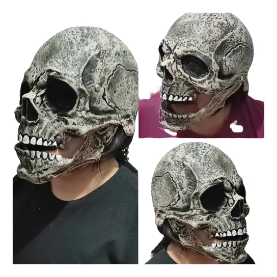 Mascara Calavera Cráneo Con Mandíbula Articulada Halloween 