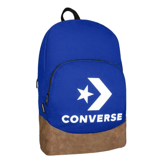 Mochila Converse Con Logo Star Chevron Unisex Mcf13da4 Color Azul petróleo Diseño de la tela Liso
