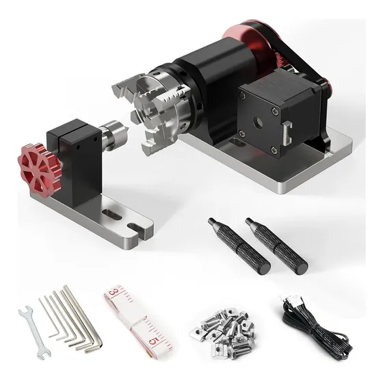 Kit De Módulo Rotativo Cnc Twotrees Axis Para Ttc450/450 Pro