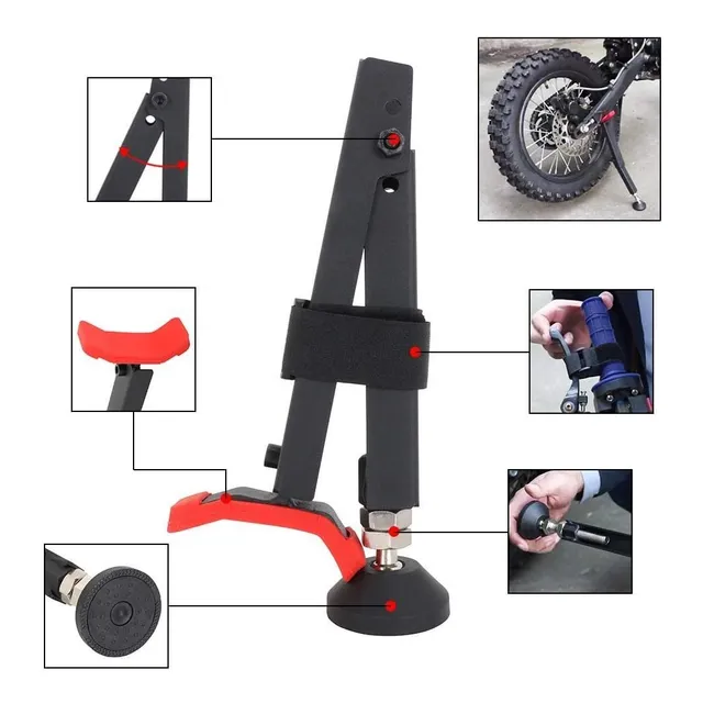 Bastidor Soporte Rueda Trasera Moto Cross-country Plegable
