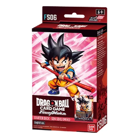 Dragon Ball Tcg Fusion World Fs06 Goku Mini - Starter Deck Idioma Inglés Son Goku