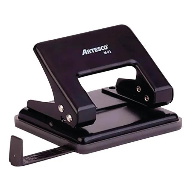 Perforador M73 (2 Huecos) Artesco Negro Hasta 25 Hojas X Und
