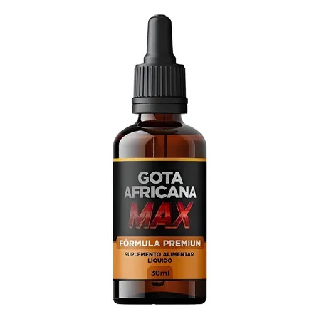 Gota Africana Suplemento Nutricional Sabor Laranja Hotgotas Vegano 30ml Laranja - Produto Original