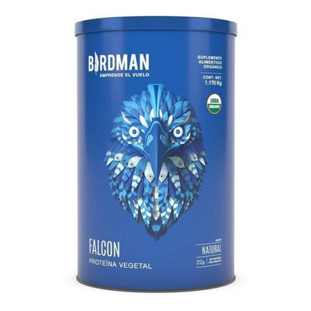 Proteína Vegetal Orgánica Falcon Protein 1.170kg Birdman Sabor Natural Proteína Vegetal Orgánica Falcon Protein 1.170kg Birdman Sabor Natural