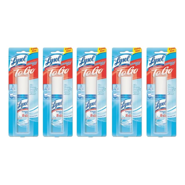 Desinfectante Lysol To Go Para Llevar 1 Oz / 30 Ml - 5 Pack