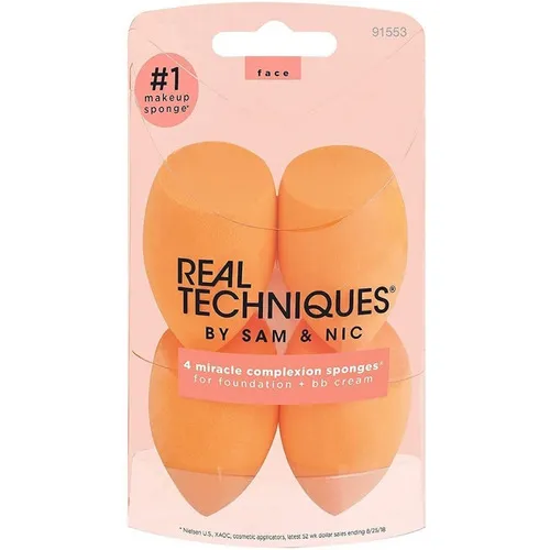 Set De 4 Esponjas Real Techniques Miracle Complexion