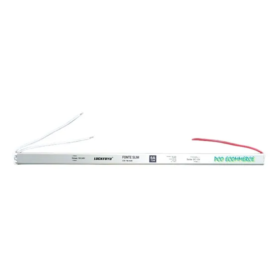 Fonte Slim Chaveada Ultrafina 24v 3a 72w P/fita Led Cftv