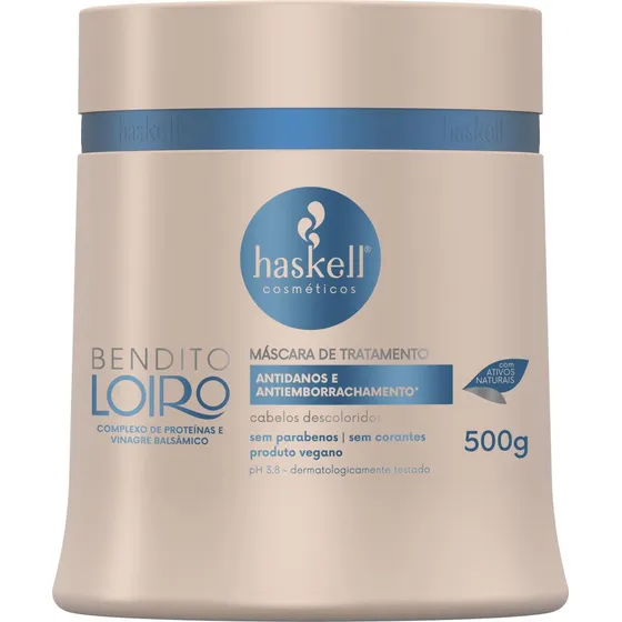 Mascara Haskell Bendito Loiro Reconstrução - 500g