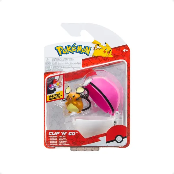 Figura Pokemon Con Pokebola Original Battle Ready Clip N Go