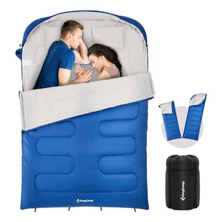 Saco De Dormir Doble Xl Impermeable Con 2 Almohadas - 93x63 Saco De Dormir Doble Xl Impermeable Con 2 Almohadas - 93x63