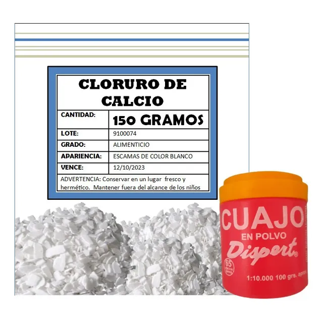 Cuajo  +  Cloruro De Calcio Para Hacer Queso