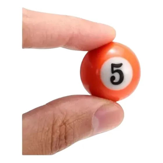 Mini Bolas De Sinuca Bilhar Snooker 25mm Mesa Infantil