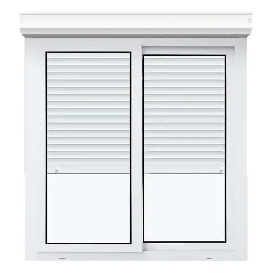 Ventana De Pvc Blanco 120 X 100 Con Persiana Corrediza Atrix