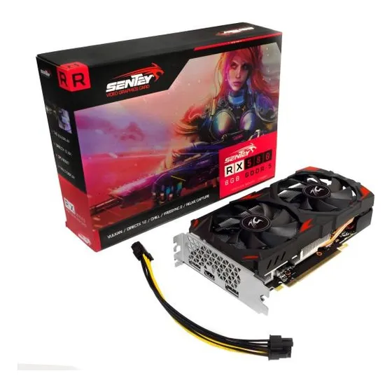  Amd Sentey Gaming Radeon Rx 580 Dual Fan 128bit