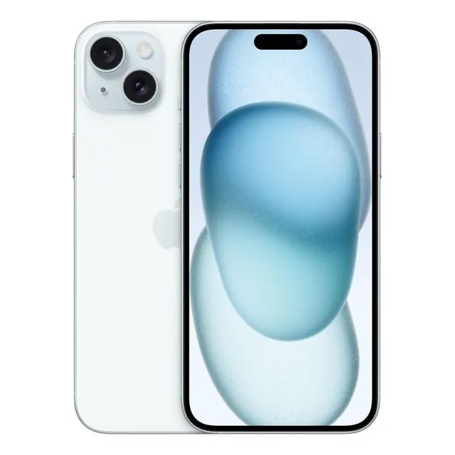 Apple Iphone 15 Plus 128 Gb Versión Esim At&t Grado A Azul Claro (Reacondicionado)