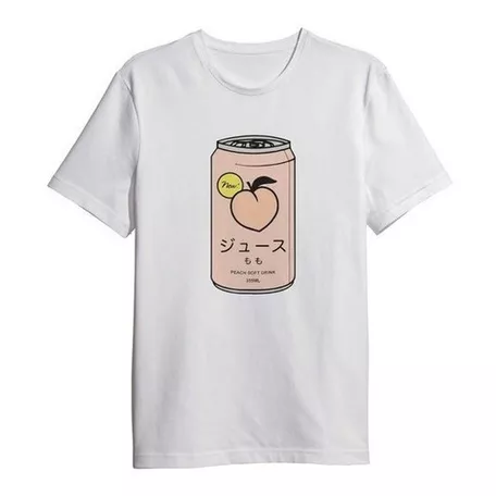Remera Camiseta Peach Drink - Japon Otaku Anime Manga