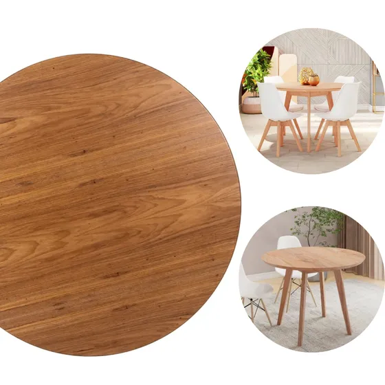 Tampo Mesa Cor Freijó 100x100 Mdf Tx 15mm Alta Qualidade