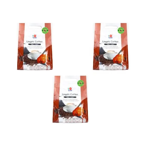 3 Bolsas Lingzhi Coffee 3 En 1 Con Ganoderma 60 Sobres Dxn