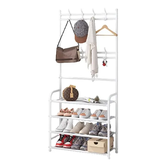 Perchero Armable Ropero Zapatos Organizador De Ropa Hierro