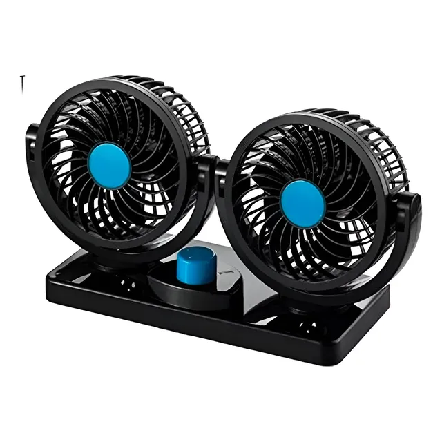 Ventilador Auto 360 Turbo Giratorio Graduable Portatil 12v