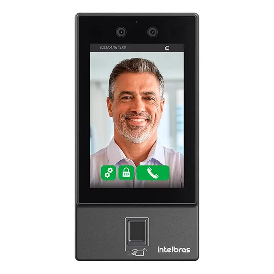Controlador Intelbras Ss 3542 Mf De Acesso Facial E Biometri