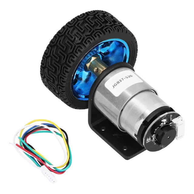 Juego De Motores De Encoder Balance Car Cw Ccw Shaft Dc Enco