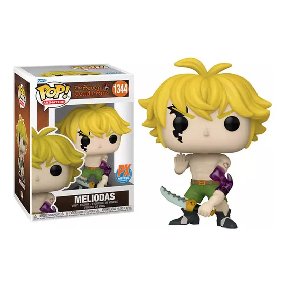 Funko Pop! Animation: Seven Deadly Sins / Los 7 Pecados Capitales - Meliodas #1344 Px Previews / Special Edition
