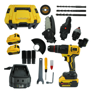 Kit Ferramentas 5x1 Com 2 Baterias 48v Recarregável Kit Ferramentas 5x1 Com 2 Baterias 48v Recarregável