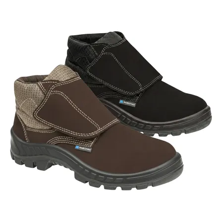 Bota Seguranca Epi Botina Velcro Marluvas Bico Pvc Masculino