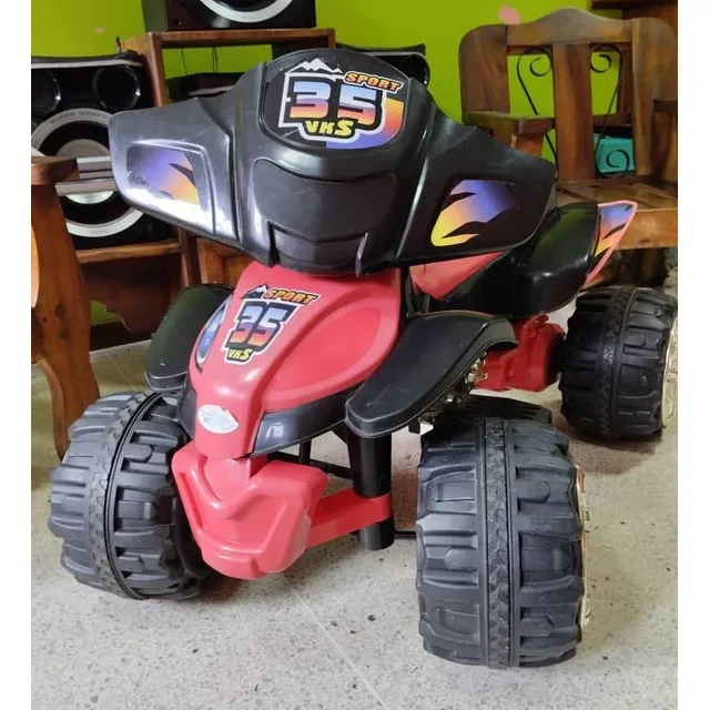 Moto 4 Ruedas Con Batería Recargable, Para Niños;2 A 10 Años