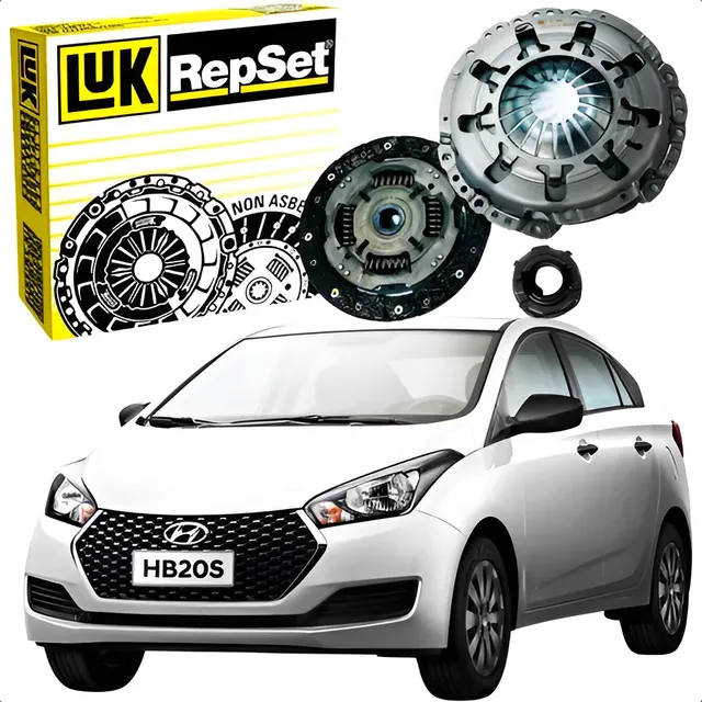 Kit De Embreagem P/ Hb20 Hb20s 1.0 12 13 14 15 16 Luk C/ Rol