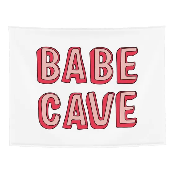 Bonito Tapiz Cueva Para Colgar Pared Rosado Adolescente Niña