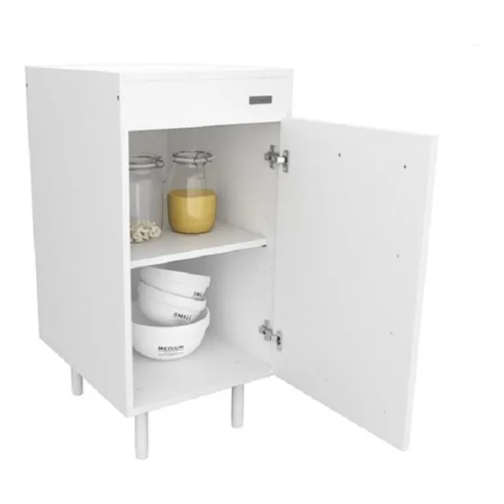 Bajo Mesada Cocina 40cm Mosconi Express Con Puerta Color Blanco